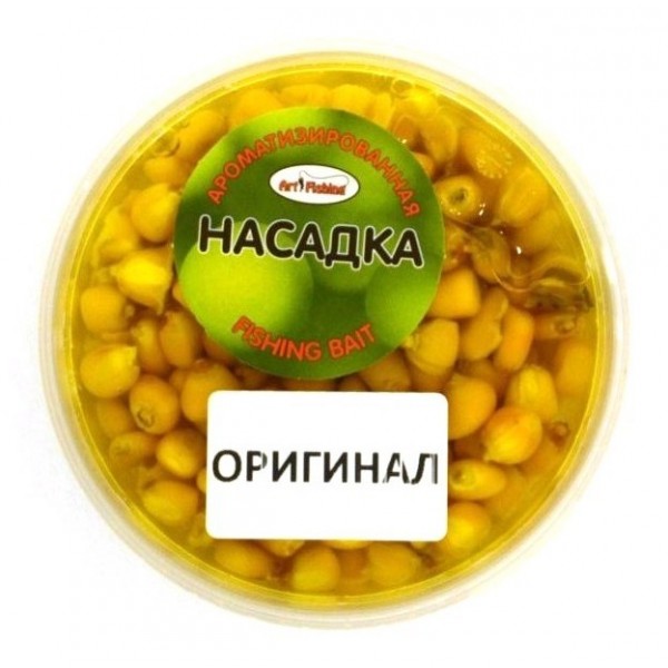 Кукуруза насадочная, Art Fishing, банка, 150 мл, вкус Оригинал